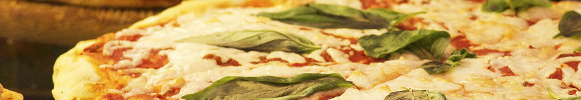 Eating Italian Pizza at Evelyn's Big Italian restaurant in Fairfield, CA.